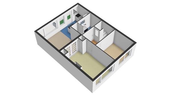 Floorplan - Cleyburchstraat 42B02, 3039 DE Rotterdam
